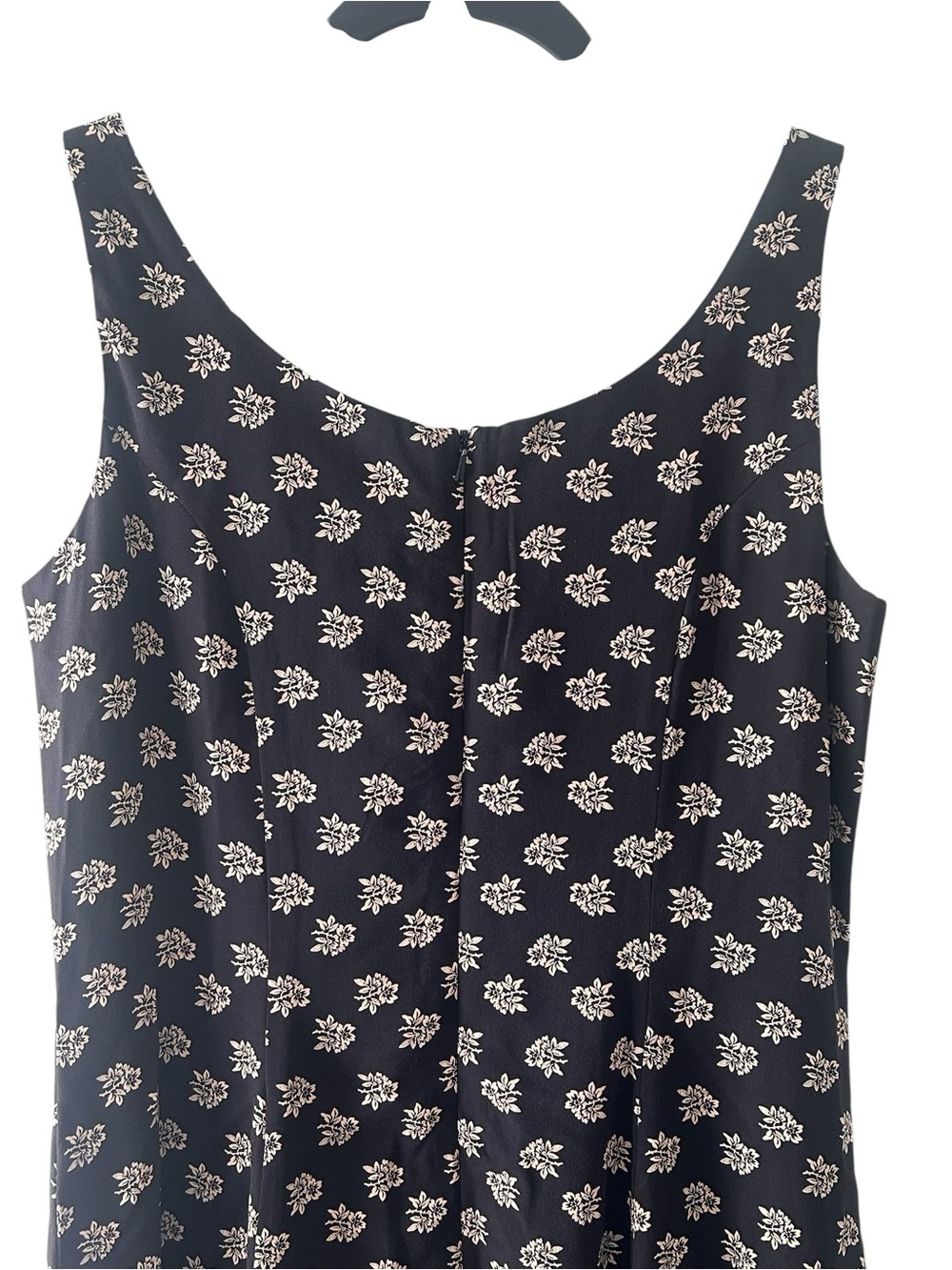 Et Vous Vintage Black Floral Tank Dress - Women's Sleeveless Sundress - Picture 5 of 7